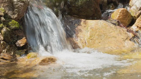 Spring water Stock Footage 244409638