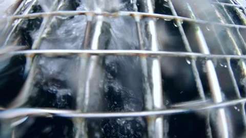 The Spring water from the land. Pure drinking natural water from the ground.h2o Stock Footage 103823736