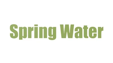 Spring Water Word Cloud Animated Isolated Stock Footage 107233815