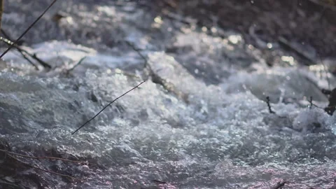 The spring waterfall Видео 152269013