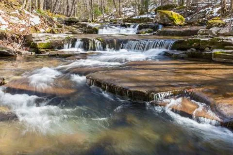 Spring on the West Kill Stock Photos