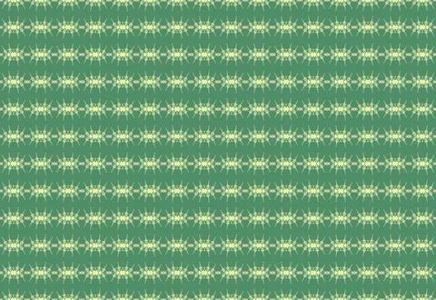 Spring wildflower path seamless background pattern in forest green, spring bud, Illustrazione stock
