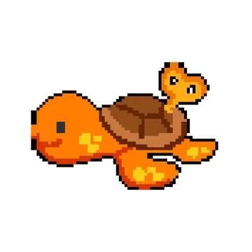 Spring wind up toy pixel art vector illustration Stock Illustration