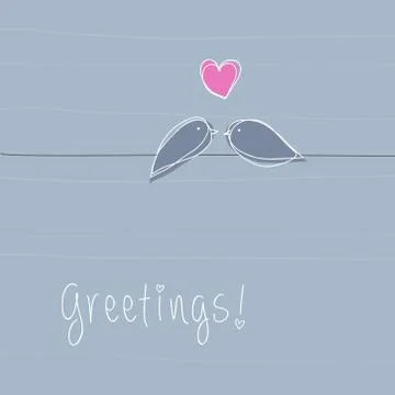 Spring wishes Stock Illustration