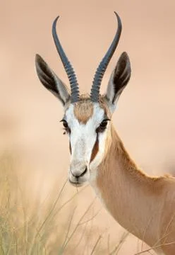 Springbok portrait Foto stock