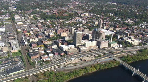 Springfield aerial Stock Footage 65422623
