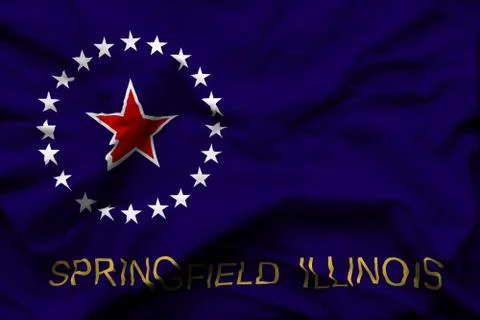 Springfield Illinois Stock Illustration