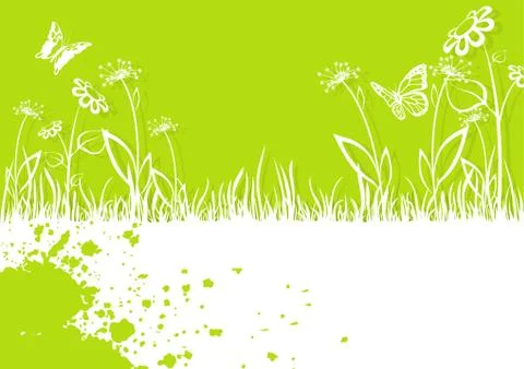 Springtime Background Stock Illustration