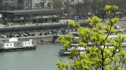 Springtime Budapest Hungary Stock Footage 10871448