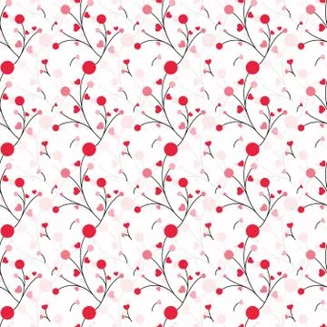 Springtime colorful flower seamless pattern Illustrazione stock