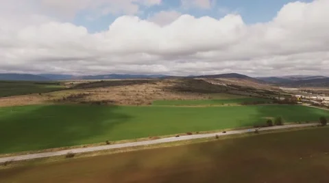 Springtime country landscape Stock Footage 61401572