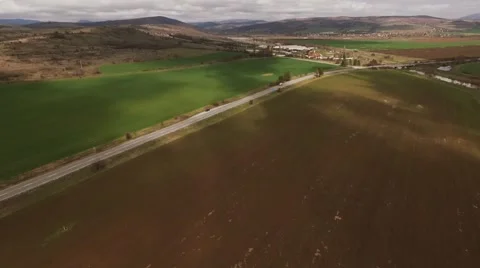 Springtime country landscape Stock Footage 61401780