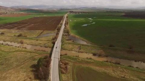 Springtime country landscape Stock Footage 61401822