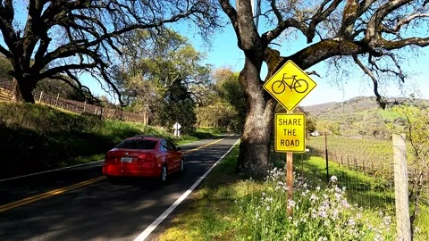Springtime Drive Through Wine Country (no. 1) Video stock 150952420