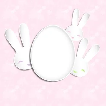 Springtime easter holiday background Stock Illustration