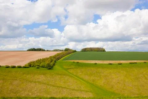 Springtime english landscape Stock Photos