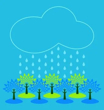 Springtime Stock Illustration