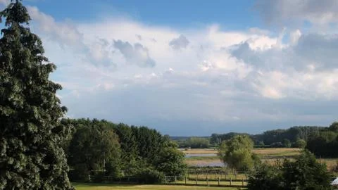 Springtime in Langdorp Stock Photos