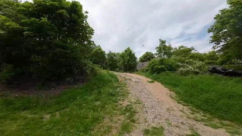 Springtime Soar Over Rocky Point: Fast FPV Drone Flights 스톡 동영상 243367172