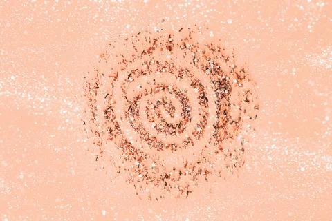 Sprinking from sweets scattered into circle. Stock Photos