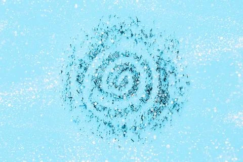 Sprinking from sweets scattered into circle. Stock Photos