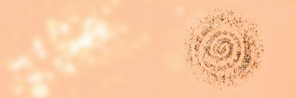 Sprinking from sweets scattered into circle. Stock Photos
