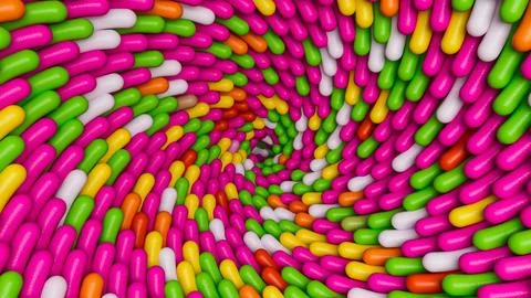 Sprinkle background Abstract 3d Illustration イラスト素材