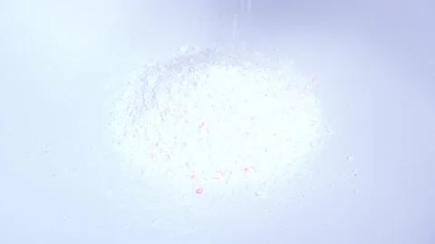 Sprinkle laundry detergent powder Stock Footage 157644724