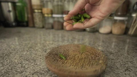 Sprinkle Lombok Chilli Stock Footage 113190297