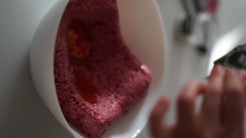 Sprinkle minced spices. vertical video Video stock 244859069