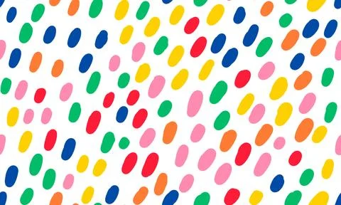 Sprinkle vector seamless pattern background Illustrazione stock