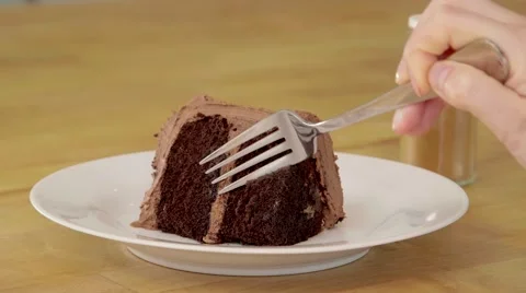 Sprinkled cinnamon on cake Stock Footage 64890901