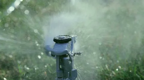 Sprinkler 1 Stock Footage 12389910