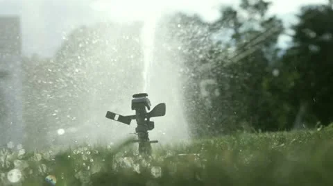 Sprinkler 11 Stock Footage 12391579
