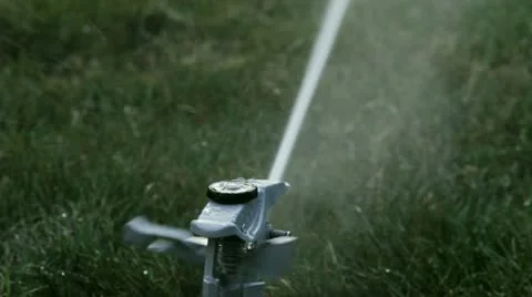 Sprinkler 2 Stock Footage 12390761