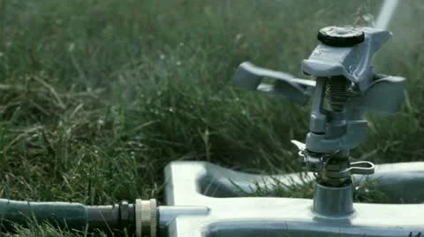 Sprinkler 9 Stock Footage 12392242