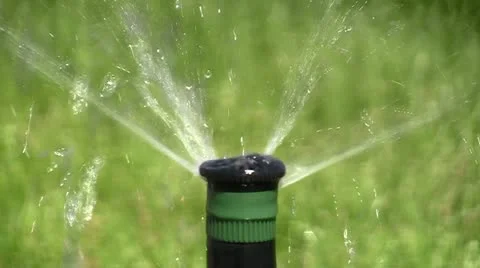 Sprinkler Stock Footage 11397685