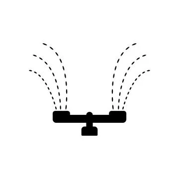 Sprinkler icon vector Stock Illustration