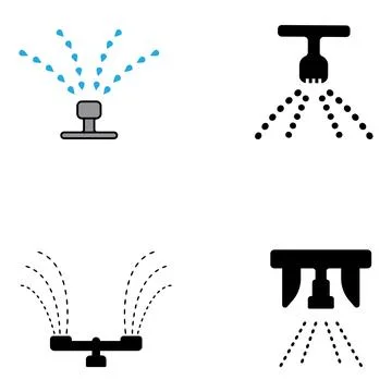 Sprinkler icon vector Stock Illustration