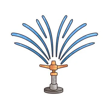 Sprinkler illustration Stock Illustration
