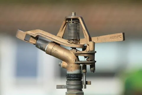 Sprinkler Foto stock