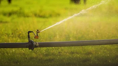 Sprinkler Pipe in 4k Video stock 85006945