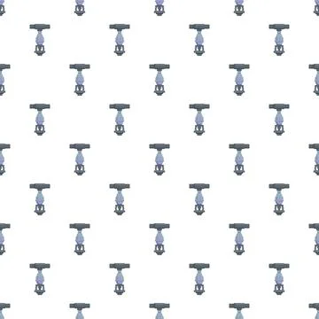 Sprinkler watering system seamless pattern background 스톡 일러스트