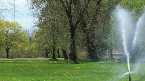Sprinklers Stock Footage 397240