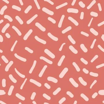 Sprinkles dashes vintage seamless pattern vector. Cute Stock Illustration