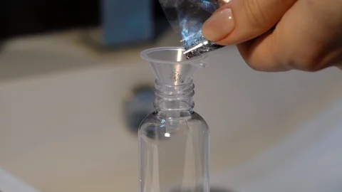 Sprinkles glitter in a jar 库存影片 122515221