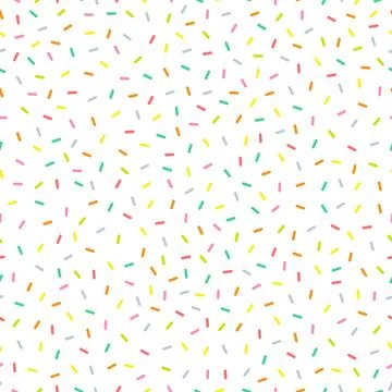 Sprinkles seamless pattern. Stock Illustration