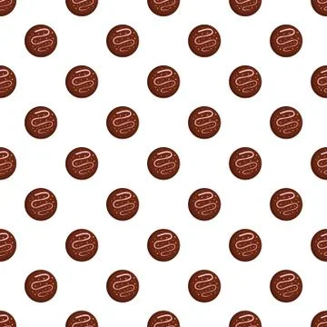 Sprinkling biscuit pattern seamless vector Stock Illustration