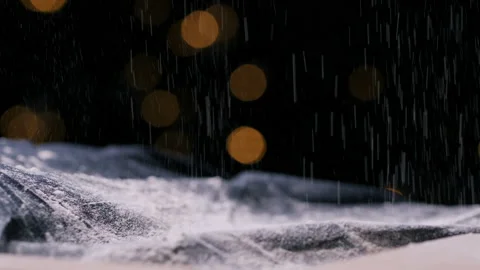 Sprinkling flour all over surface Video stock 132846342