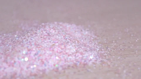 Sprinkling Glitter Video stock 92816404